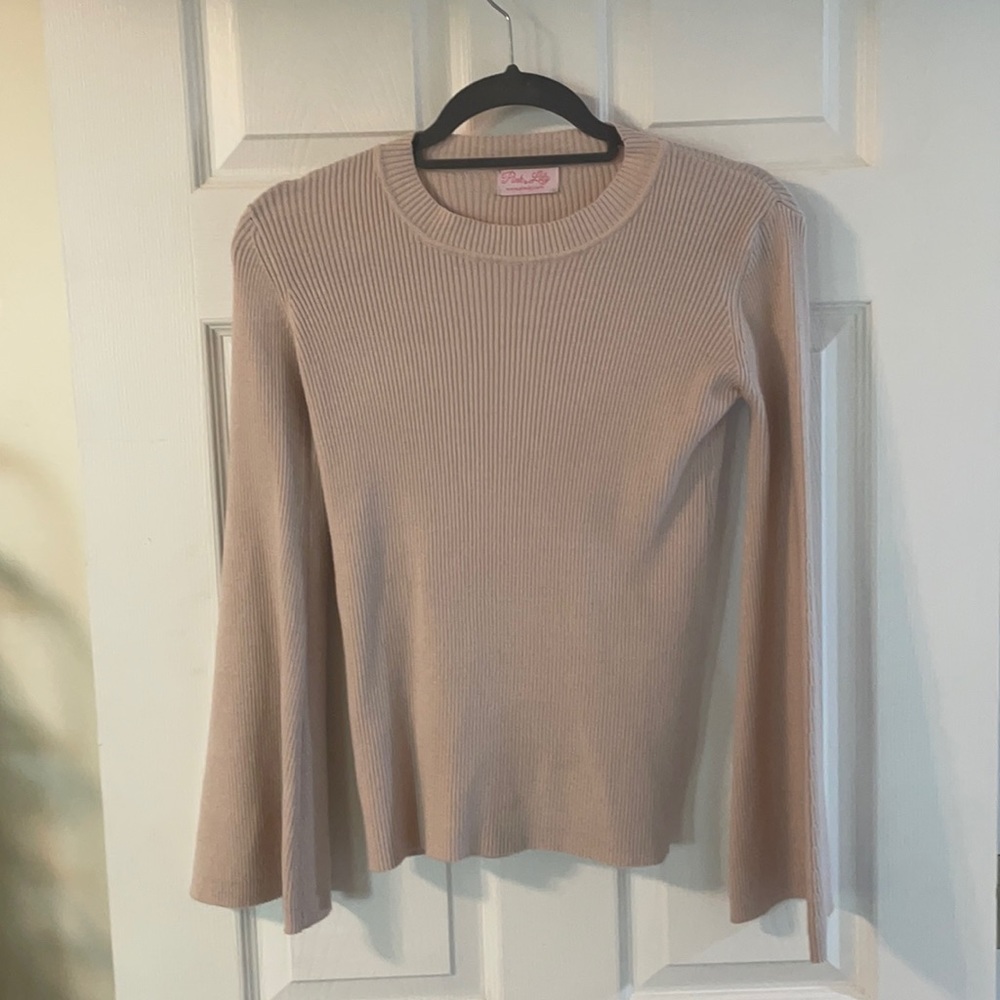 Pink Lily Light pink sweater